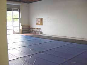 Training space at the Gainesville dojo